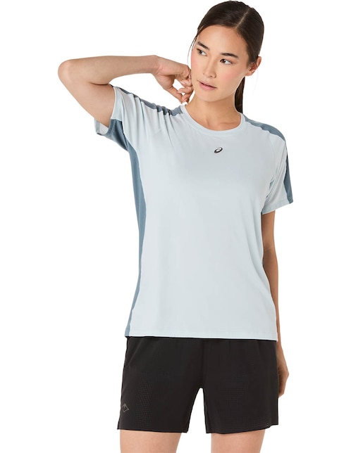 Playera deportiva para correr Asics Fujitrail Elite SS Top de mujer