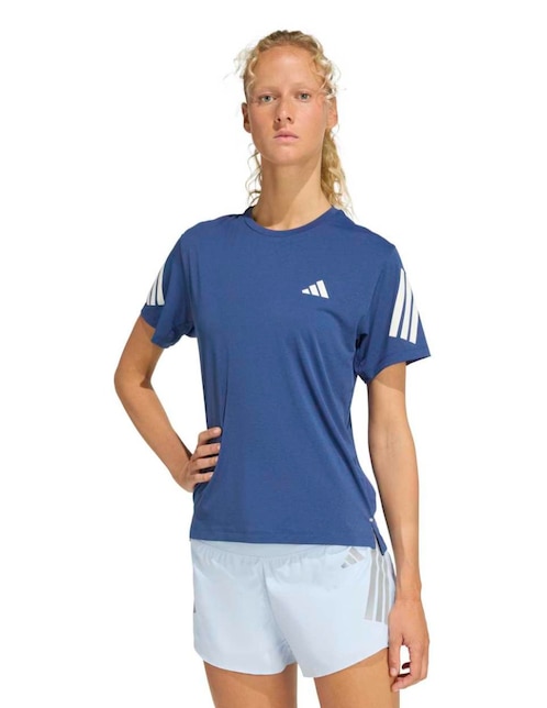 Playera deportiva para correr Adidas de mujer