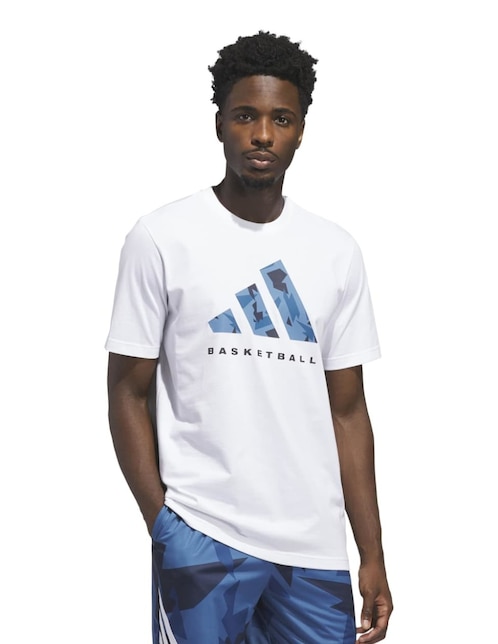 PLayera deportiva para básquetbol Adidas de hombre