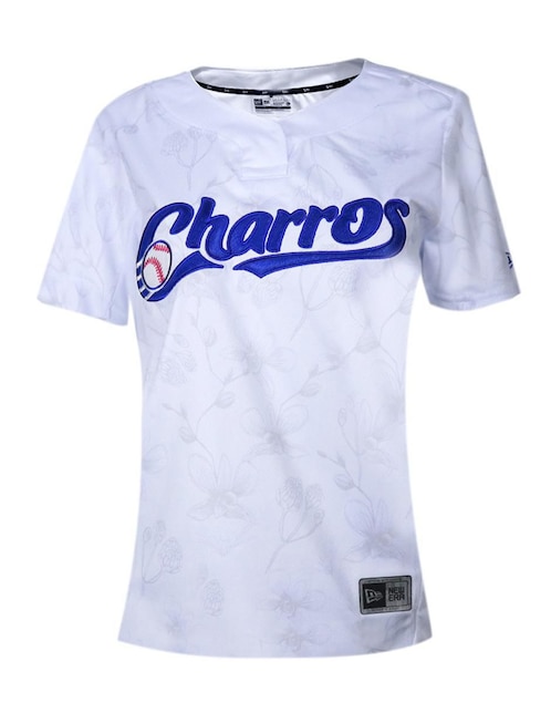Jersey de Charros de Jalisco local manga corta New Era fan para mujer