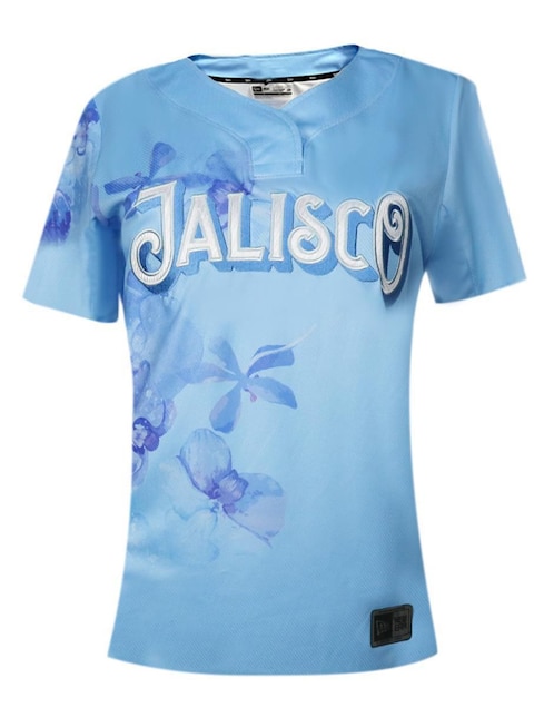 Jersey de Charros de Jalisco visitante manga corta New Era para mujer