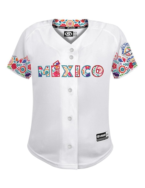 Jersey de mexico caribbean series conmemorativo de manga corta El Siglo Deportes game para mujer