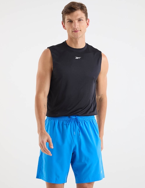Short Reebok con bolsillos para entrenamiento hombre