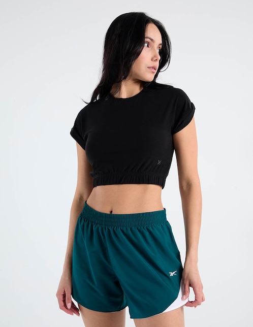 Short Reebok ID Train Colorblocked Woven para entrenamiento mujer