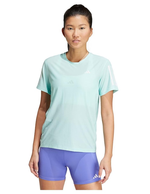 Playera deportiva para correr Adidas de mujer