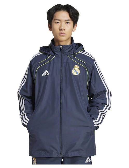 Chamarra para fútbol Adidas Real Madrid Club De Fútbol de hombre