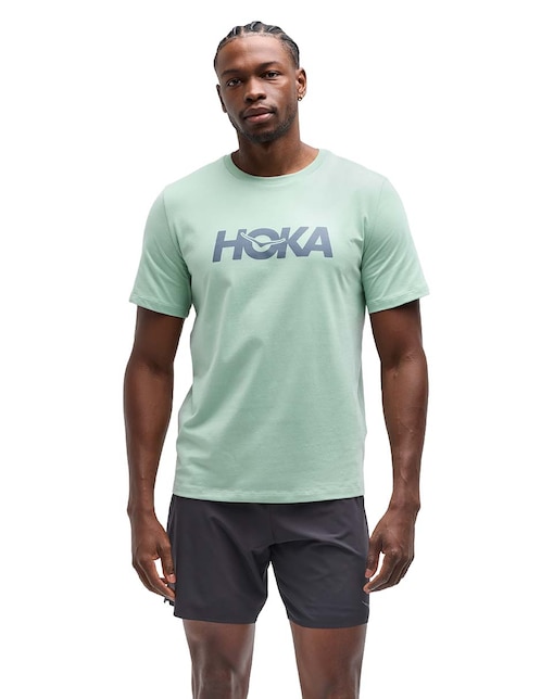 Playera deportiva para correr Hoka de hombre
