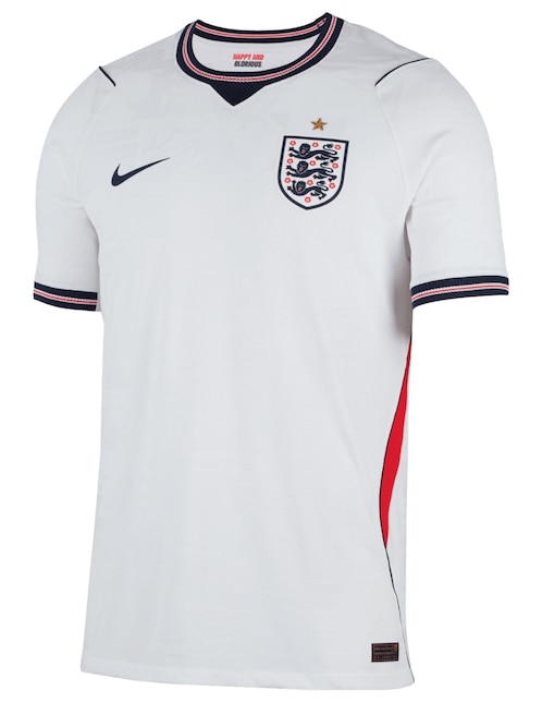 Jersey de Selección de Fútbol de Inglaterra local manga corta Nike jugador para hombre