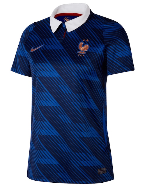 Jersey de Selección de Fútbol de Francia local manga corta Nike para mujer