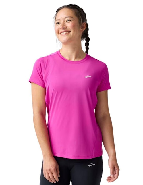 Playera deportiva para correr Brooks de mujer