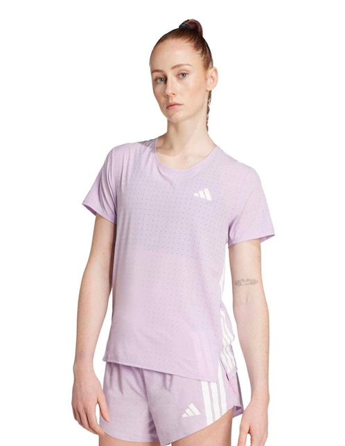 Playera deportiva para correr Adidas de mujer