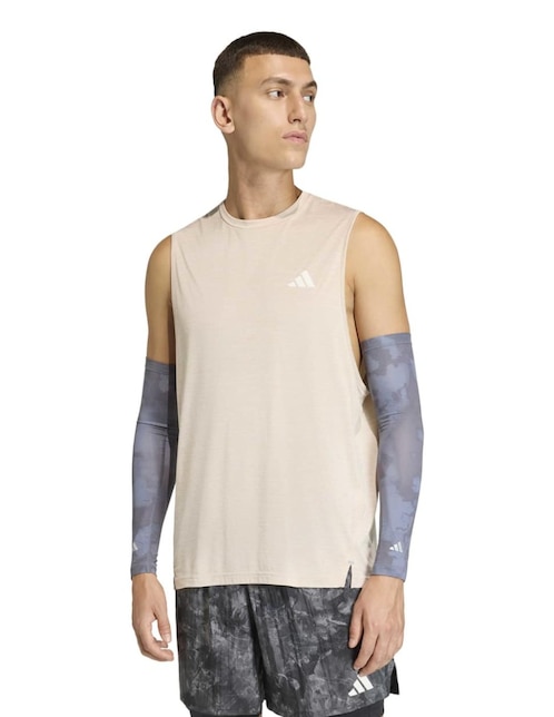 Playera deportiva para correr Adidas de hombre