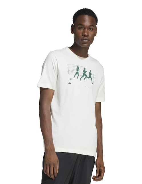 Playera deportiva para entrenamiento Adidas de hombre