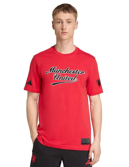 Playera deportiva para fútbol Adidas Manchester United de hombre