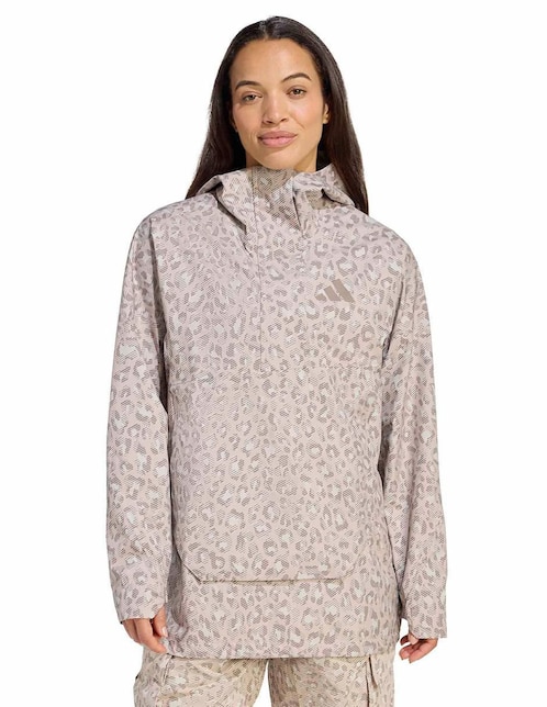 Chamarra para senderismo Adidas Rainwear de mujer