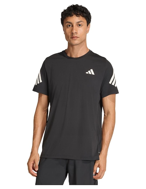 Playera deportiva para correr Adidas de hombre