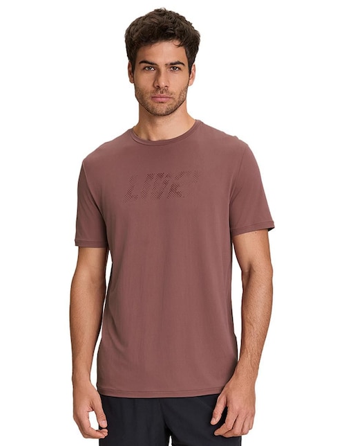 Playera deportiva para entrenamiento Live de hombre