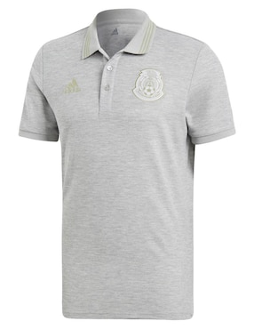 Playera tipo polo fútbol Adidas para hombre