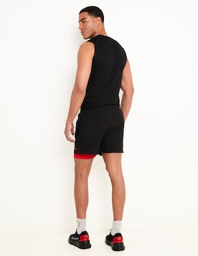 Short calzón de malla integrado X10 para entrenamiento hombre