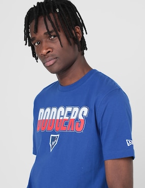 Playera deportiva para béisbol New Era Los Angeles Dodgers de hombre
