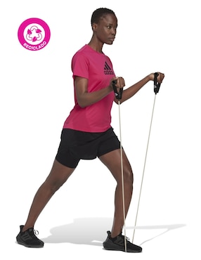 Short calzón de malla integrado Adidas para entrenamiento mujer