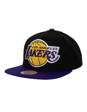 Gorra Visera Plana Broche Mitchell & Ness NBA Los Angeles Lakers Adulto