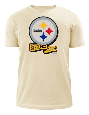 Playera deportiva para fútbol americano New Era Pittsburgh Steelers de hombre