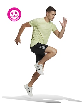 Short con bolsa Adidas para correr hombre