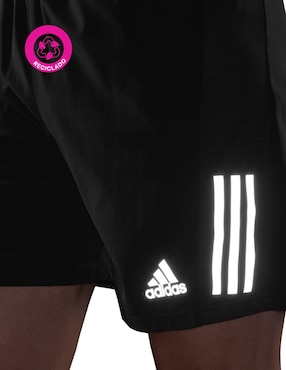 Short con bolsa Adidas para correr hombre