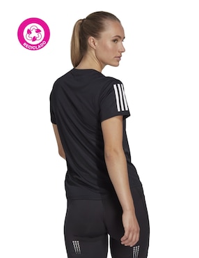 Playera deportiva para correr Adidas para mujer