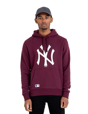 Sudadera New Era Con Capucha Y Bolsa New York Yankees Para Hombre