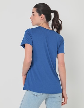 Playera deportiva para béisbol New Era Los Angeles Dodgers de mujer