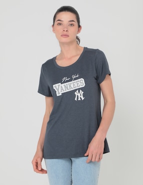 Playera Deportiva New Era New York Yankees Para Mujer