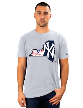 Playera deportiva para béisbol New Era New York Yankees de hombre