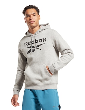 Sudadera Reebok Con Capucha Y Bolsa Para Hombre