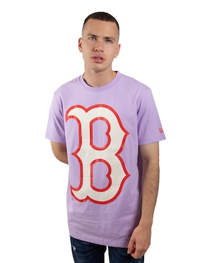 Playera Deportiva New Era Boston Red Sox Para Hombre