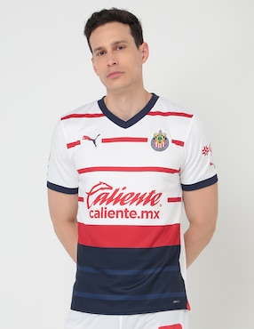 Jersey de  Club Deportivo Guadalajara visitante manga corta Puma  para hombre