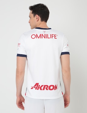 Jersey de  Club Deportivo Guadalajara visitante manga corta Puma  para hombre