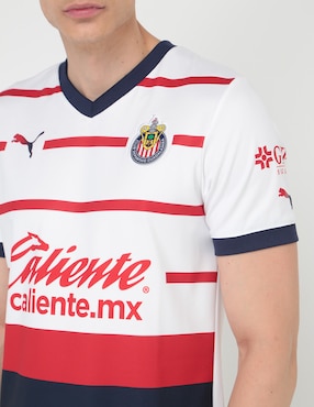 Jersey de  Club Deportivo Guadalajara visitante manga corta Puma  para hombre