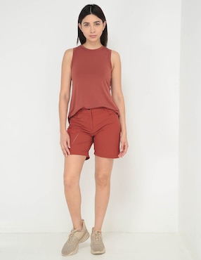 Short con bolsa Salomon para correr mujer