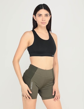 Short con bolsa Salomon para correr mujer