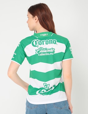 Jersey de  Club Santos Laguna local manga corta Charly  para mujer