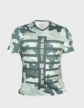 Playera Deportiva Cartel Fit Para Hombre