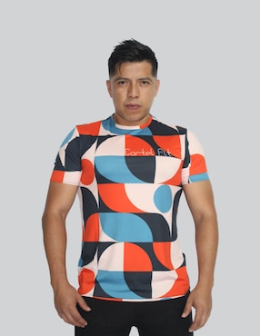 Playera Deportiva Cartel Fit Para Hombre