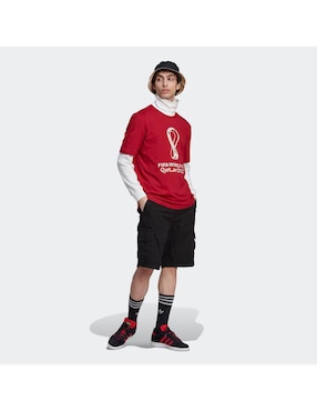 Playera deportiva para fútbol Adidas de hombre