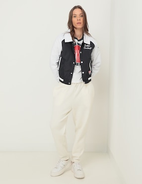 Chamarra impermeable para fútbol americano New Era Dallas Cowboys NFL para mujer