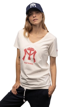 Playera deportiva para béisbol New Era Sultanes de Monterrey unisex
