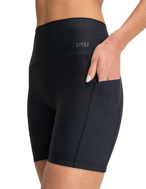Short con bolsa Live mujer