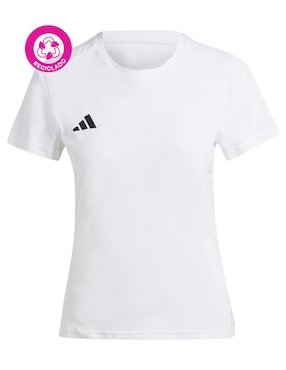 Playera deportiva para correr Adidas de mujer
