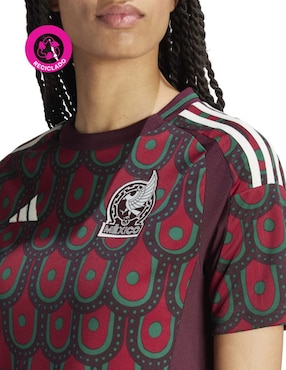 Jersey de México local manga corta Adidas para mujer